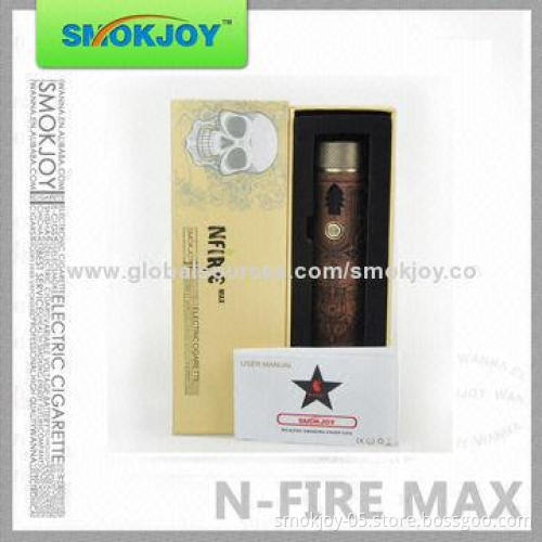 Smokjoy N-fire MAX E Cig with Wooden Material and Carving Pattern